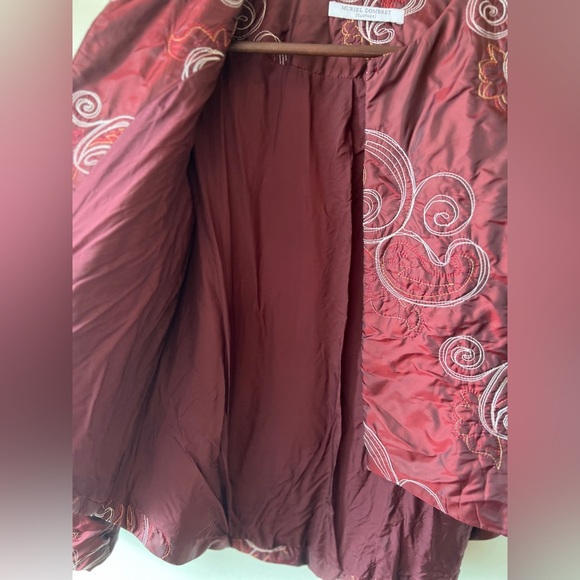 Clothes by Muriel Dombret Embroidered Jacket Size 8 - Picture 4 of 6